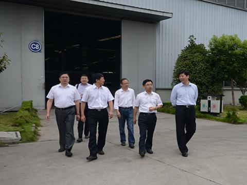 国家认监委向导一行到9001cc金沙以诚为本母线调研