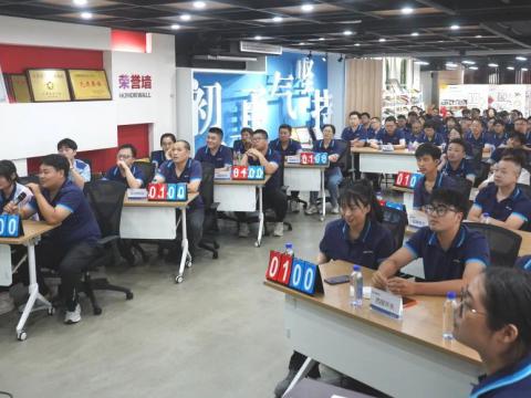 人人讲清静，，，，个个会应急--流通生命通道|9001cc金沙以诚为本电气举行清静月活动