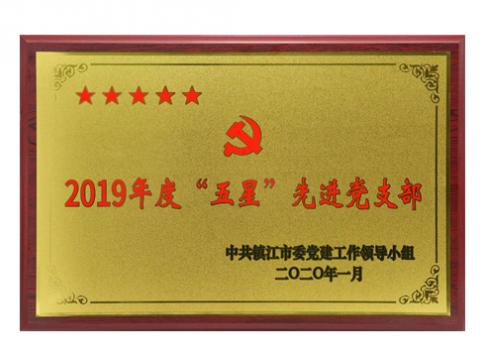 9001cc金沙以诚为本行政党支部获评“五星”先进党支部