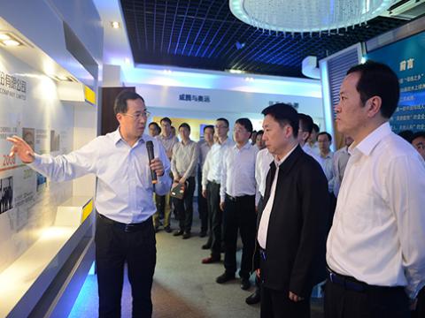 镇江市委书记夏锦文莅临9001cc金沙以诚为本股份视察