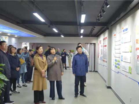 市人大向导来9001cc金沙以诚为本集团视察“职工之家”建设情形